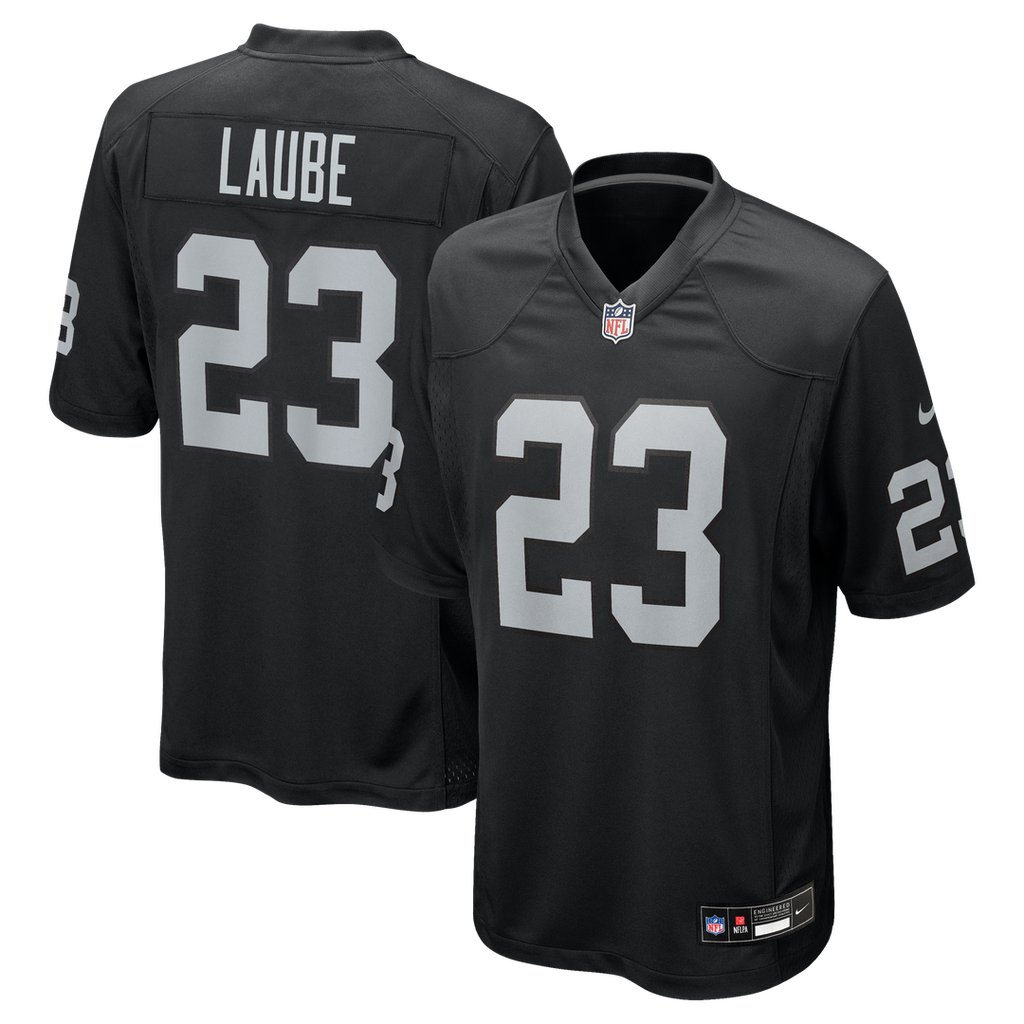 Dylan Laube Las Vegas Raiders Nike Team Game Jersey -  Black