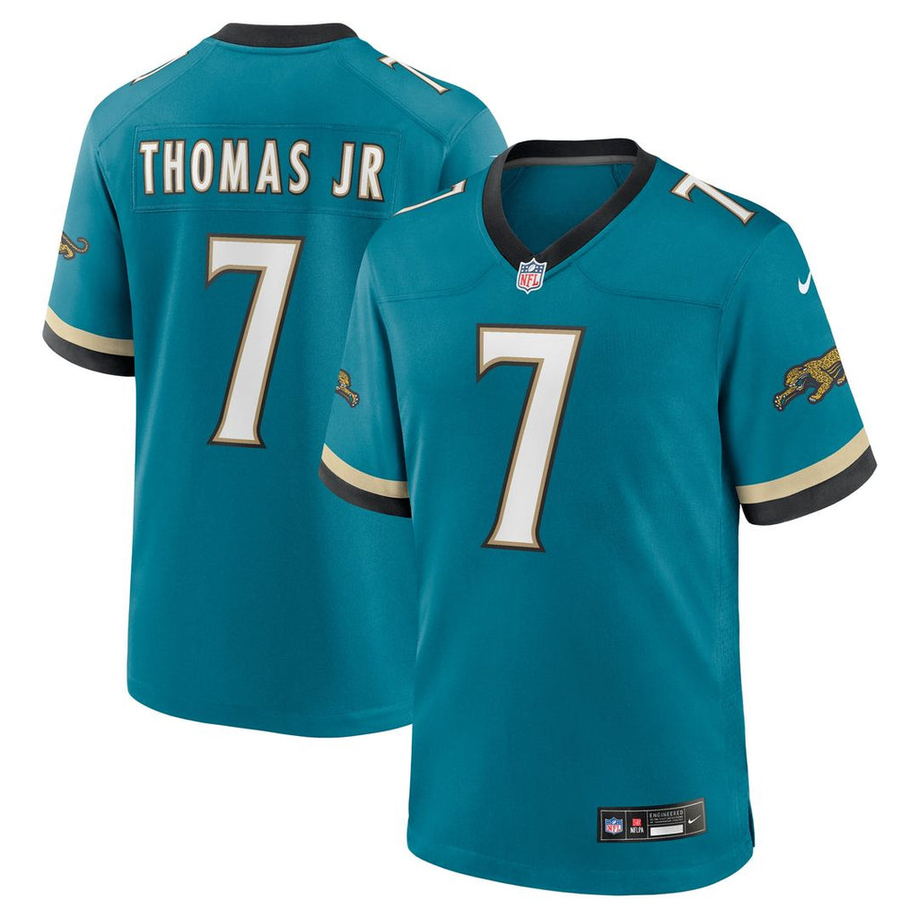 Brian Thomas Jr. Jacksonville Jaguars Nike Alternate Game Jersey - Teal
