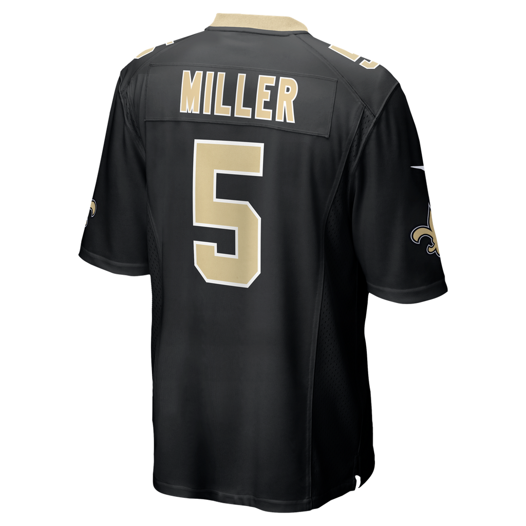 Kendre Miller New Orleans Saints Nike Team Game Jersey -  Black