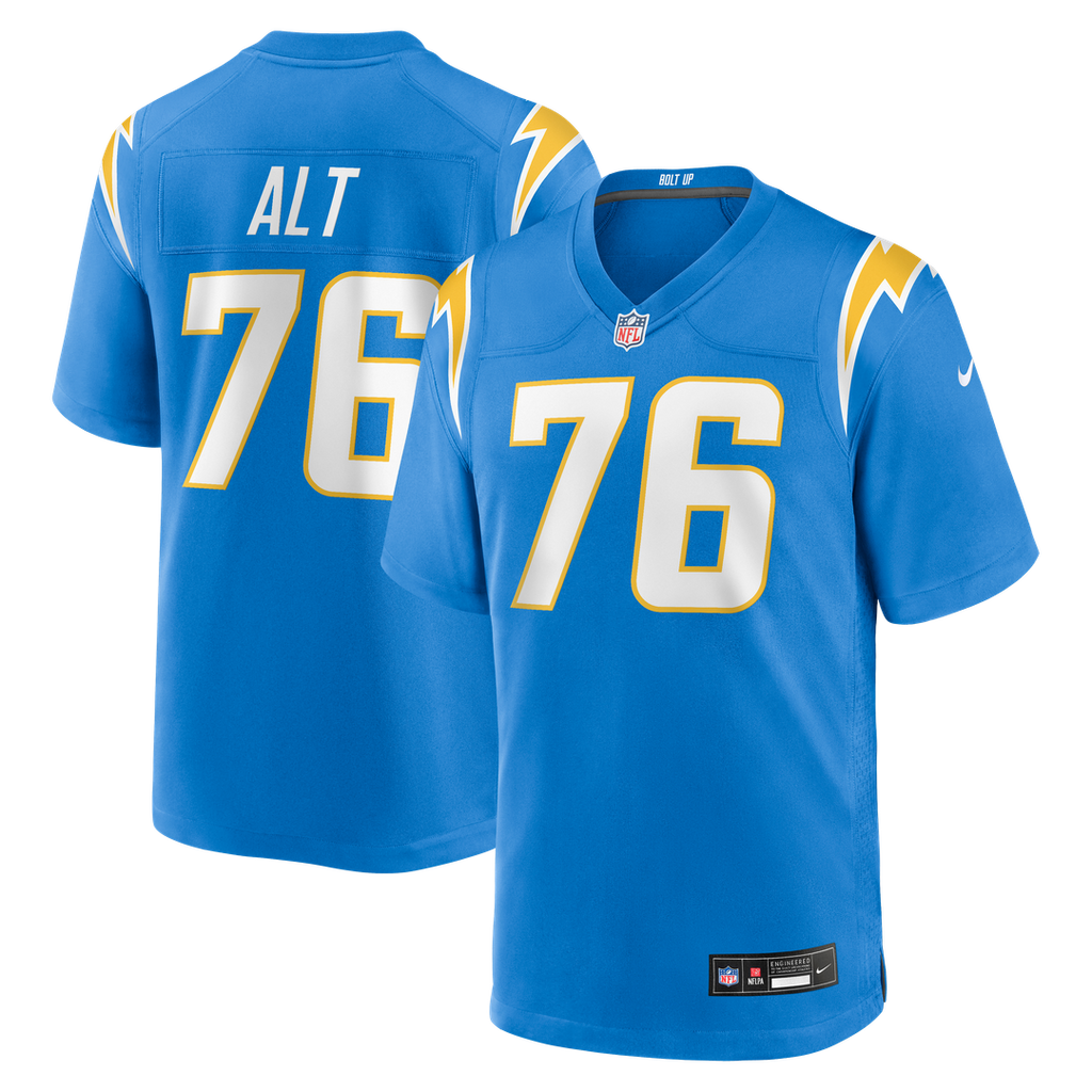 Joe Alt Los Angeles Chargers Nike  Player Game Jersey - Powder Blue