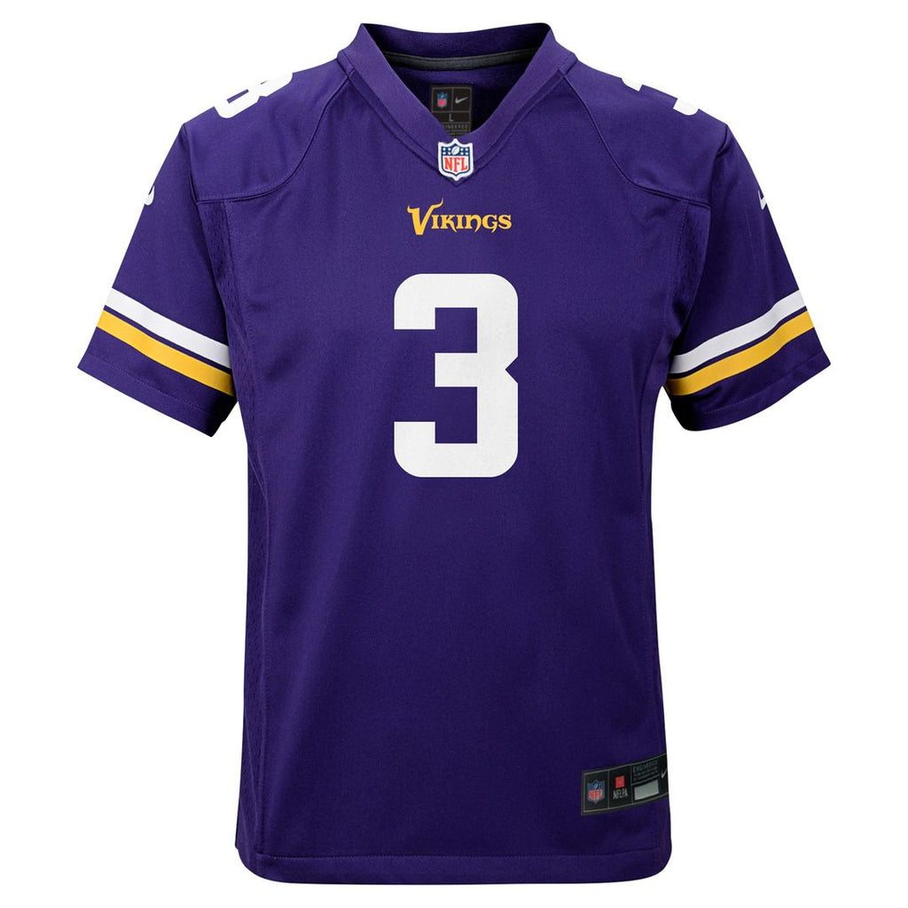 Jordan Addison Minnesota Vikings Nike Youth Game Jersey - White