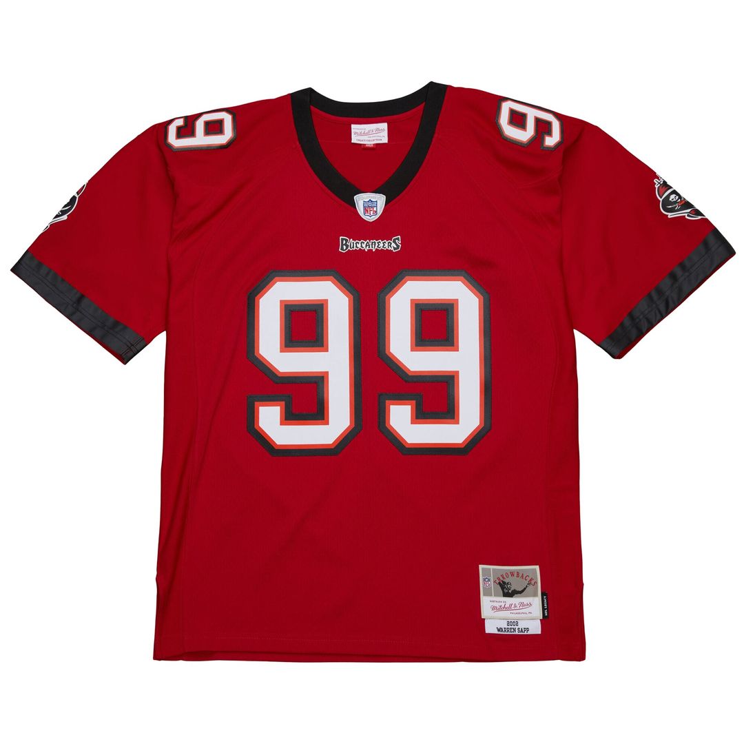 Warren Sapp Tampa Bay Buccaneers Mitchell & Ness 1995 Legacy Replica Jersey - Orange
