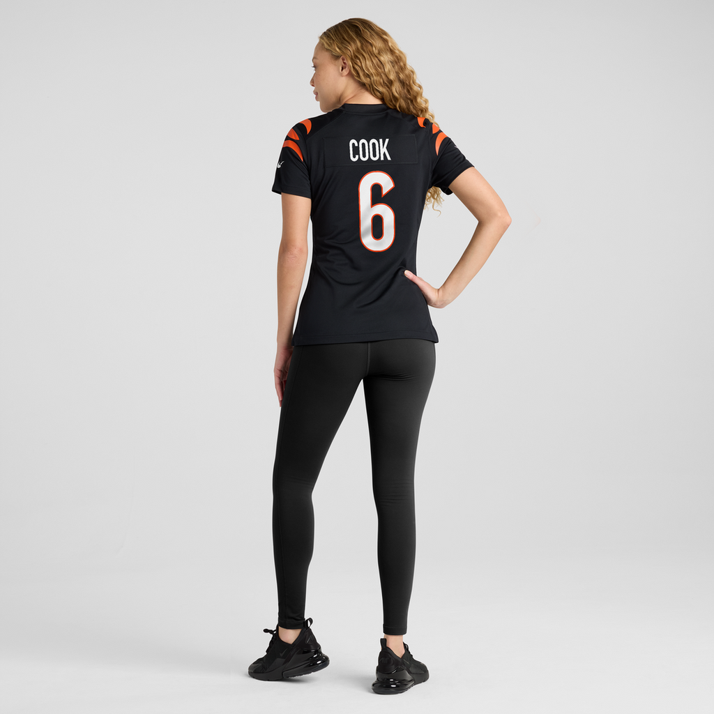 Bryan Cook Cincinnati Bengals Nike Women's Team Game Jersey -  Black