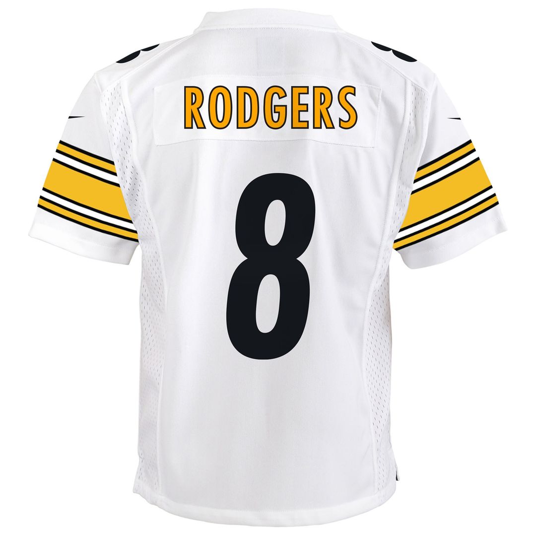 Aaron Rodgers Pittsburgh Steelers Nike Youth  Game Jersey – White