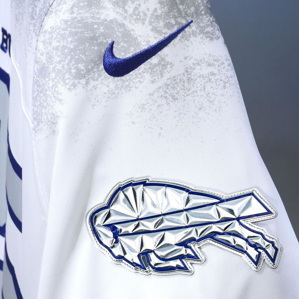 Keon Coleman Buffalo Bills Nike 2025 Rivalries Collection Stitched Limited Jersey - White