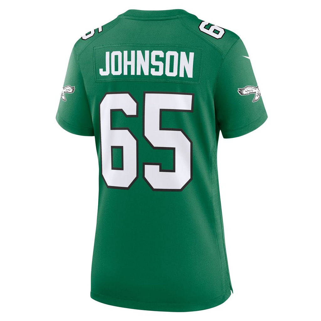 Lane Johnson Philadelphia Eagles Nike Women's Alternate Game Jersey - Kelly Green