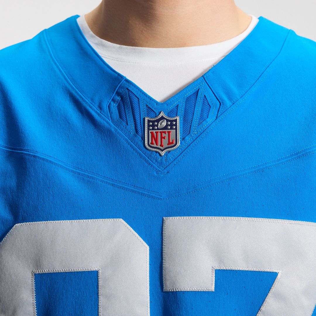 Aidan Hutchinson Detroit Lions Nike Alternate Vapor F.U.S.E. Elite Jersey - Blue