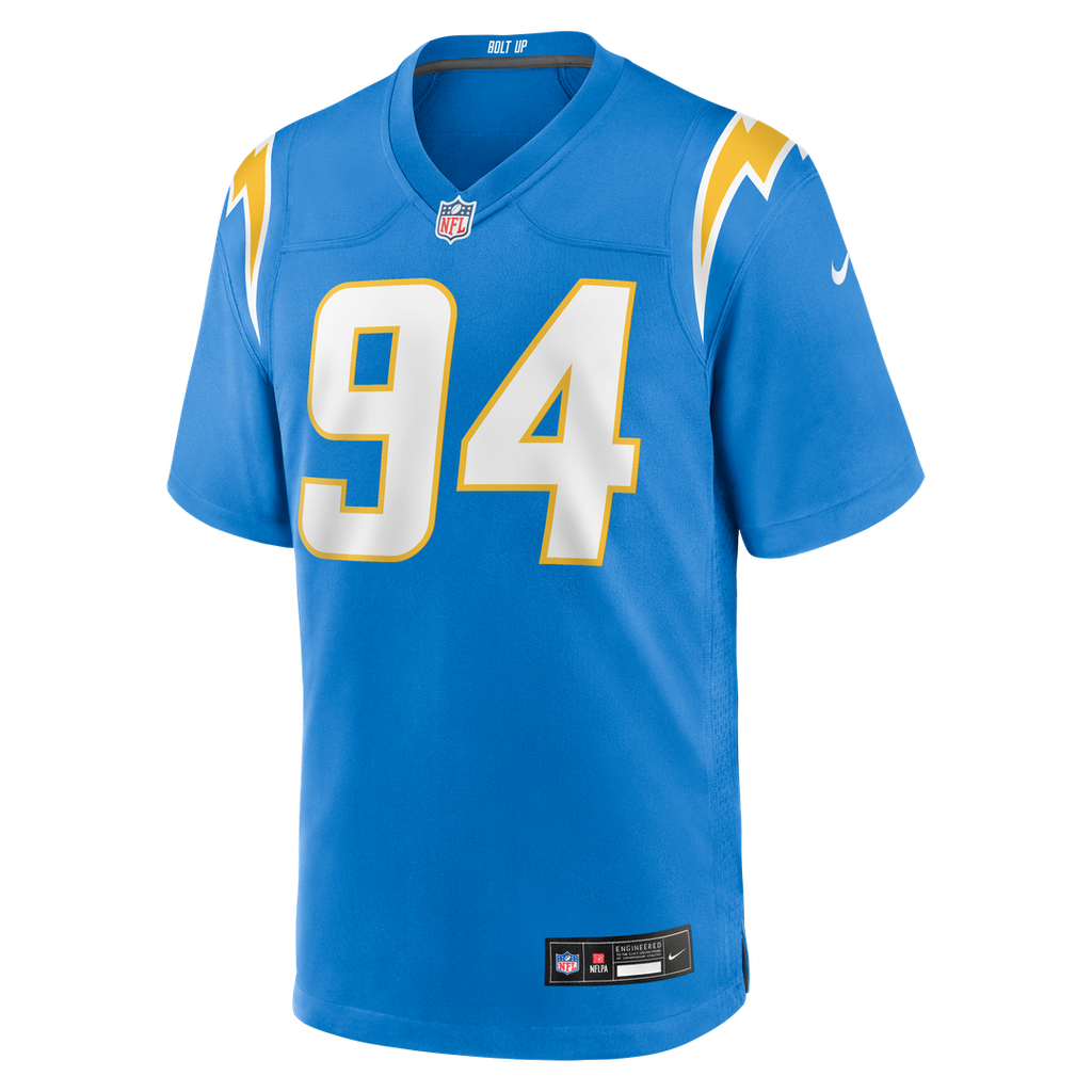 Dalvin Tomlinson Los Angeles Chargers Nike Team Game Jersey -  Powder Blue