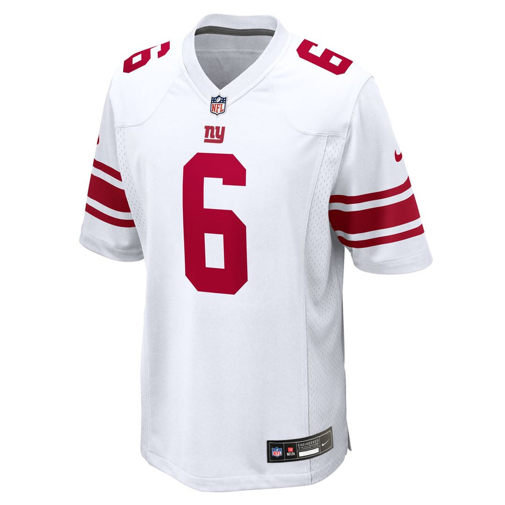 Jaxson Dart New York Giants Nike Alternate Century Red Game Jersey - Red