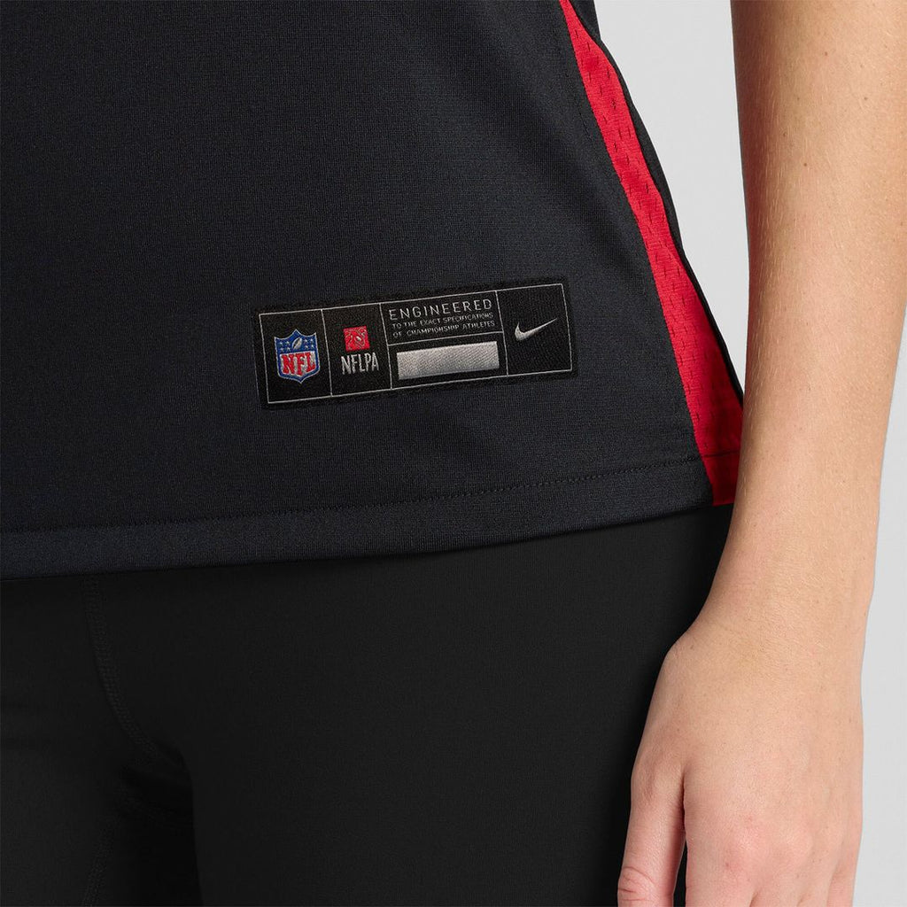 Jack Nelson Atlanta Falcons Nike Women's Team Game Jersey -  Black
