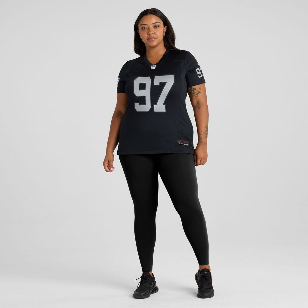 Tonka Hemingway Las Vegas Raiders Nike Women's Team Game Jersey -  Black