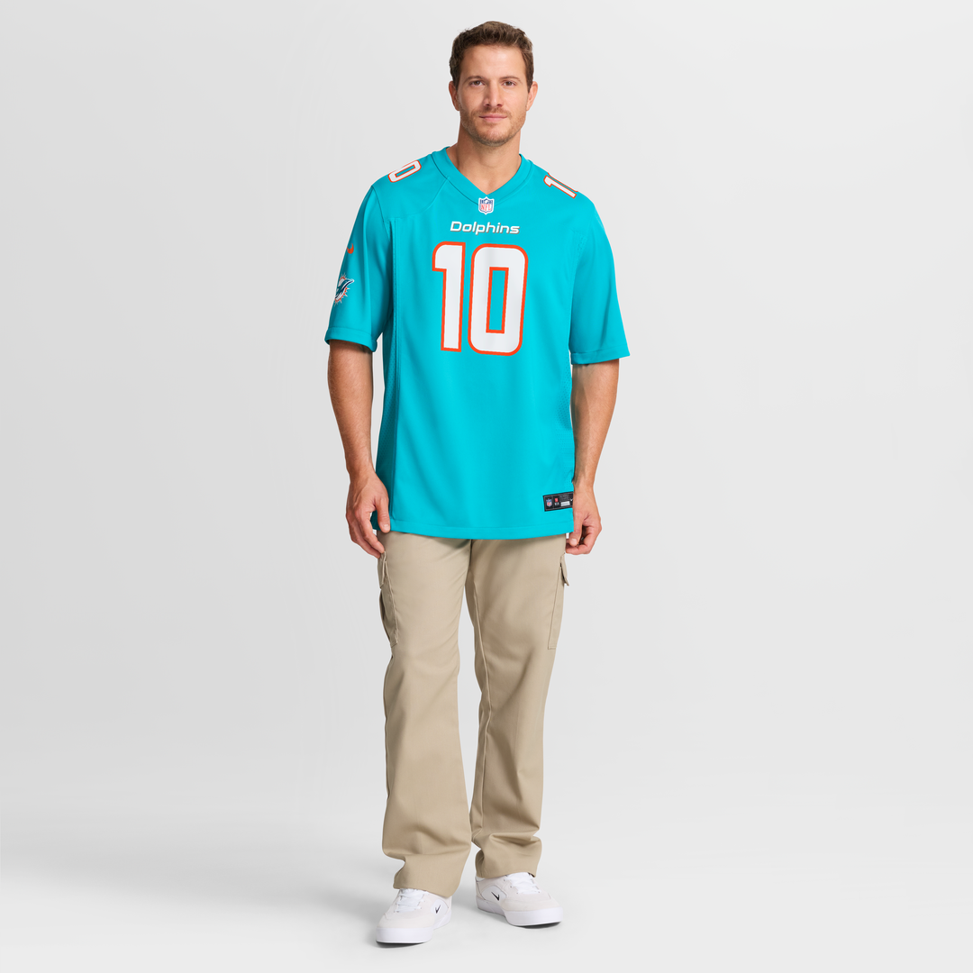 Jacob Rodriguez Miami Dolphins Nike Game Jersey - Aqua