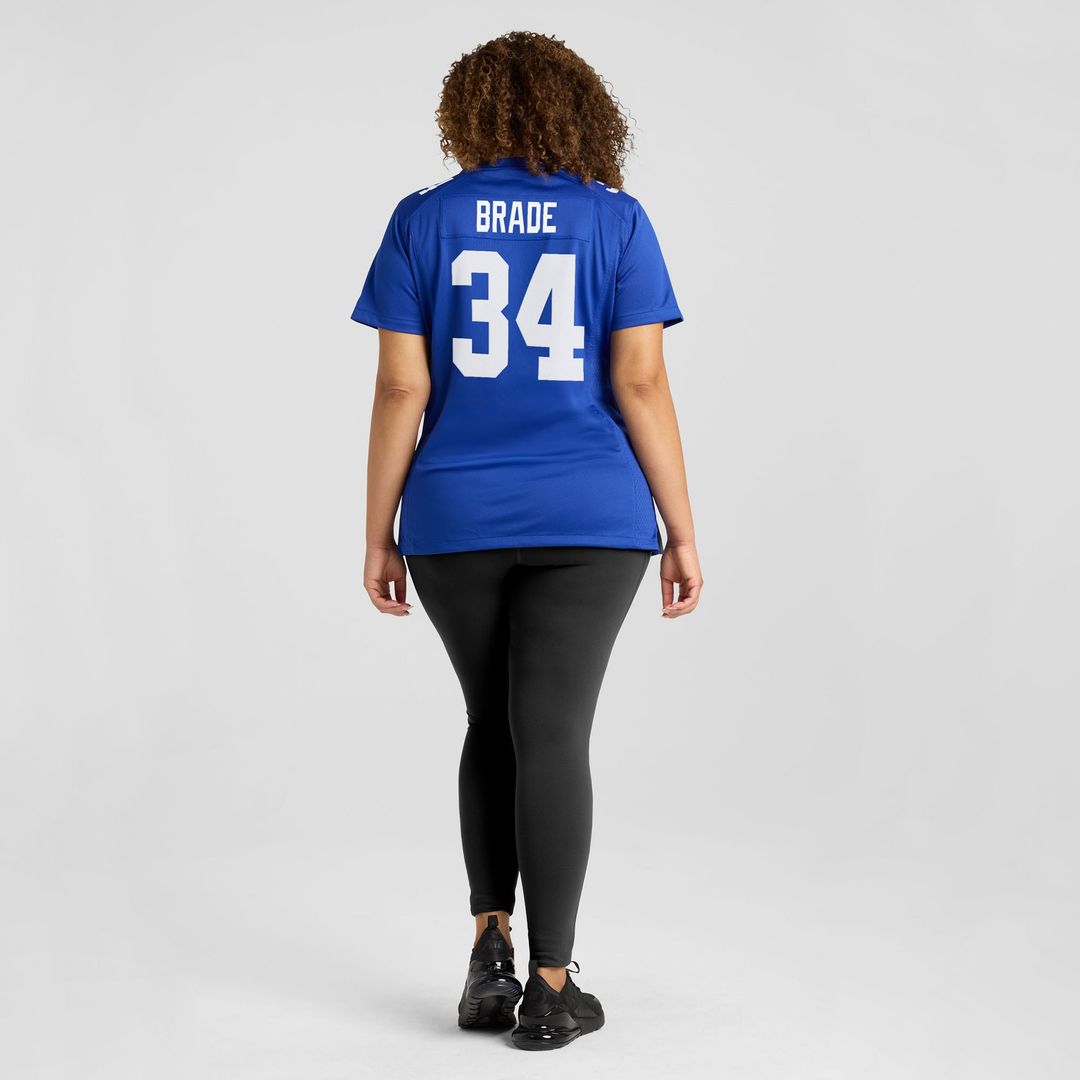 Beau Brade New York Giants Nike Women's Team Game Jersey -  Royal