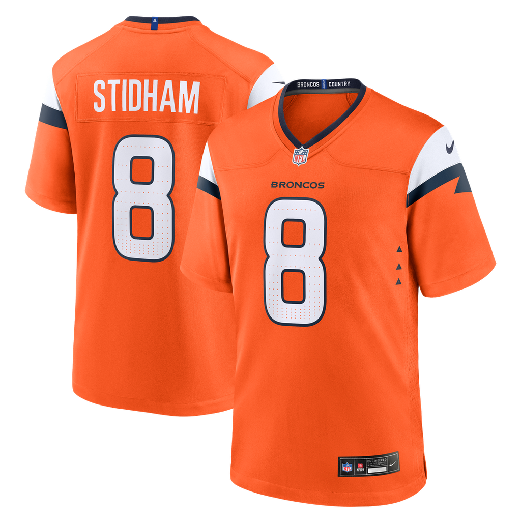 Jarrett Stidham Denver Broncos Nike Team Game Jersey -  Orange