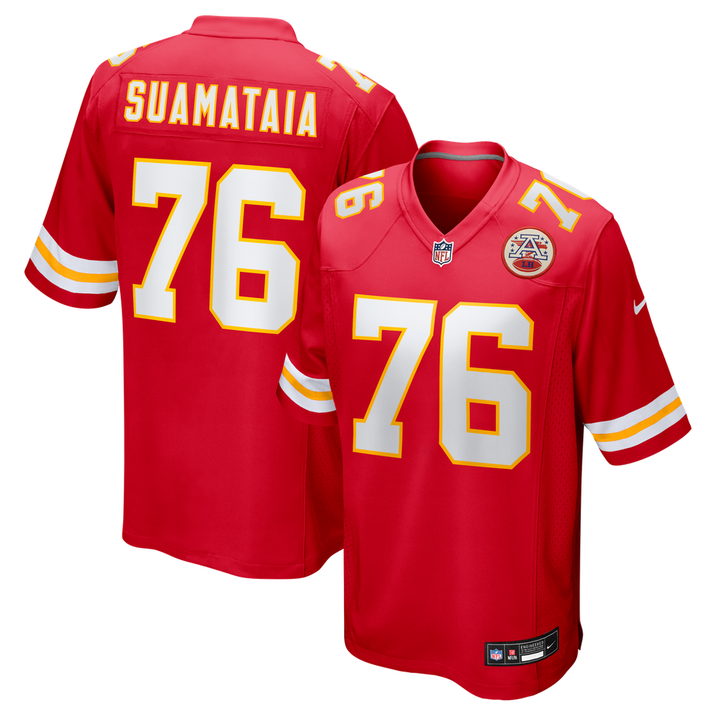 Kingsley Suamataia Kansas City Chiefs Nike  Game Jersey -  Red