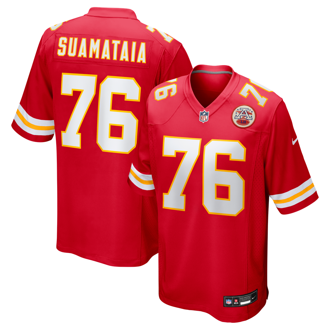 Kingsley Suamataia Kansas City Chiefs Nike  Game Jersey -  Red
