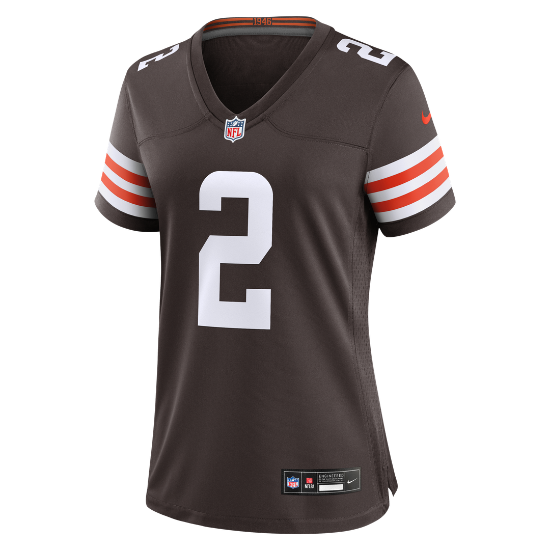 Shedeur Sanders Cleveland Browns Nike Women's Game Jersey - White