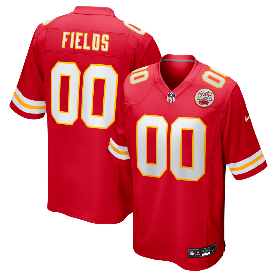 Justin Fields Kansas City Chiefs Nike Game Jersey - Red