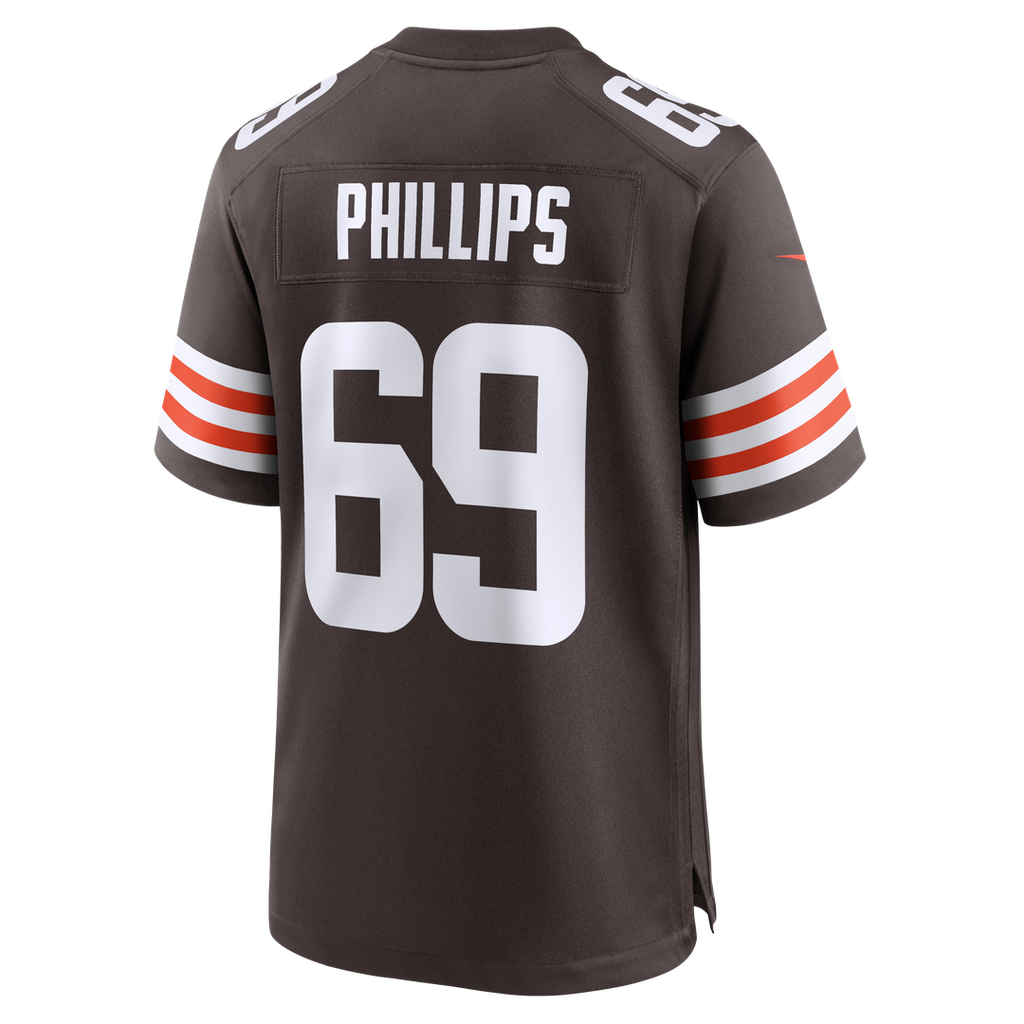 Tyre Phillips Cleveland Browns Nike Team Game Jersey -  Brown