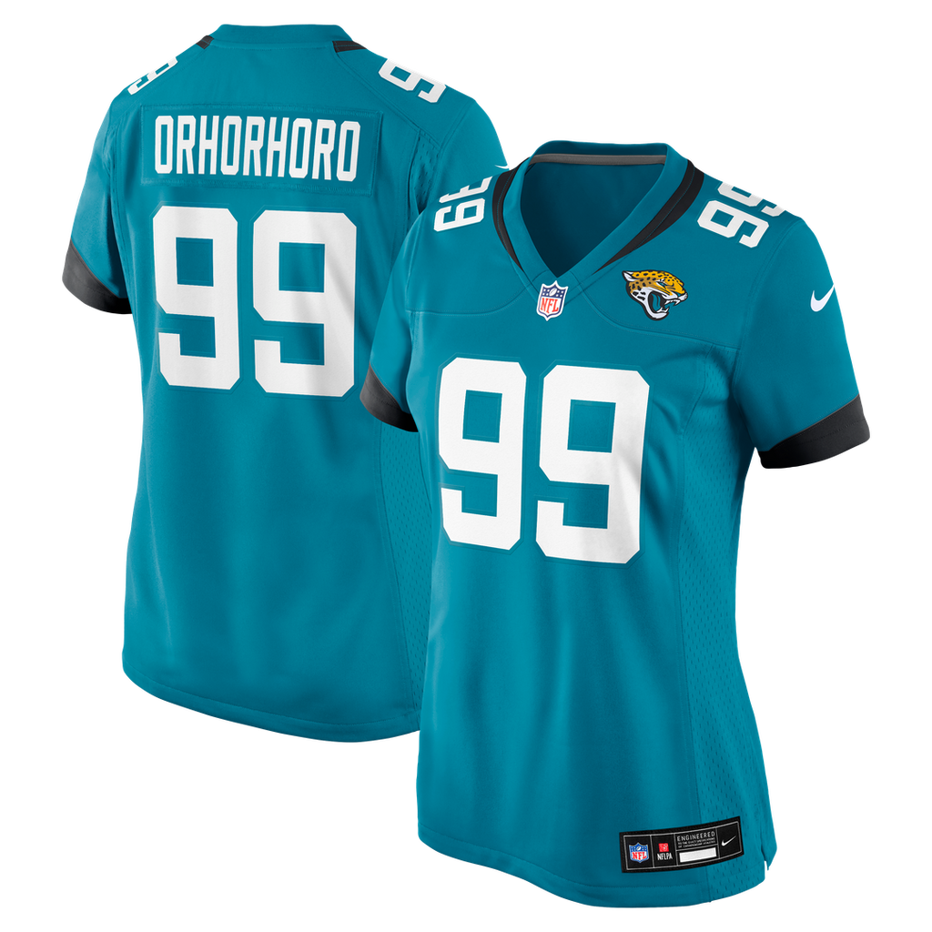 Ruke Orhorhoro Jacksonville Jaguars Nike Women's Team Game Jersey -  Teal