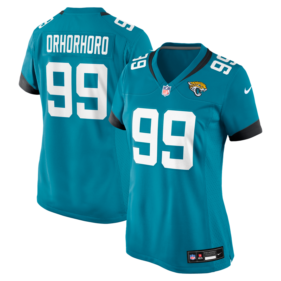 Ruke Orhorhoro Jacksonville Jaguars Nike Women's Team Game Jersey -  Teal