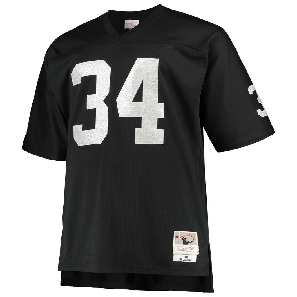 Bo Jackson Las Vegas Raiders Mitchell & Ness Big & Tall 1988 Retired Player Replica Jersey - White