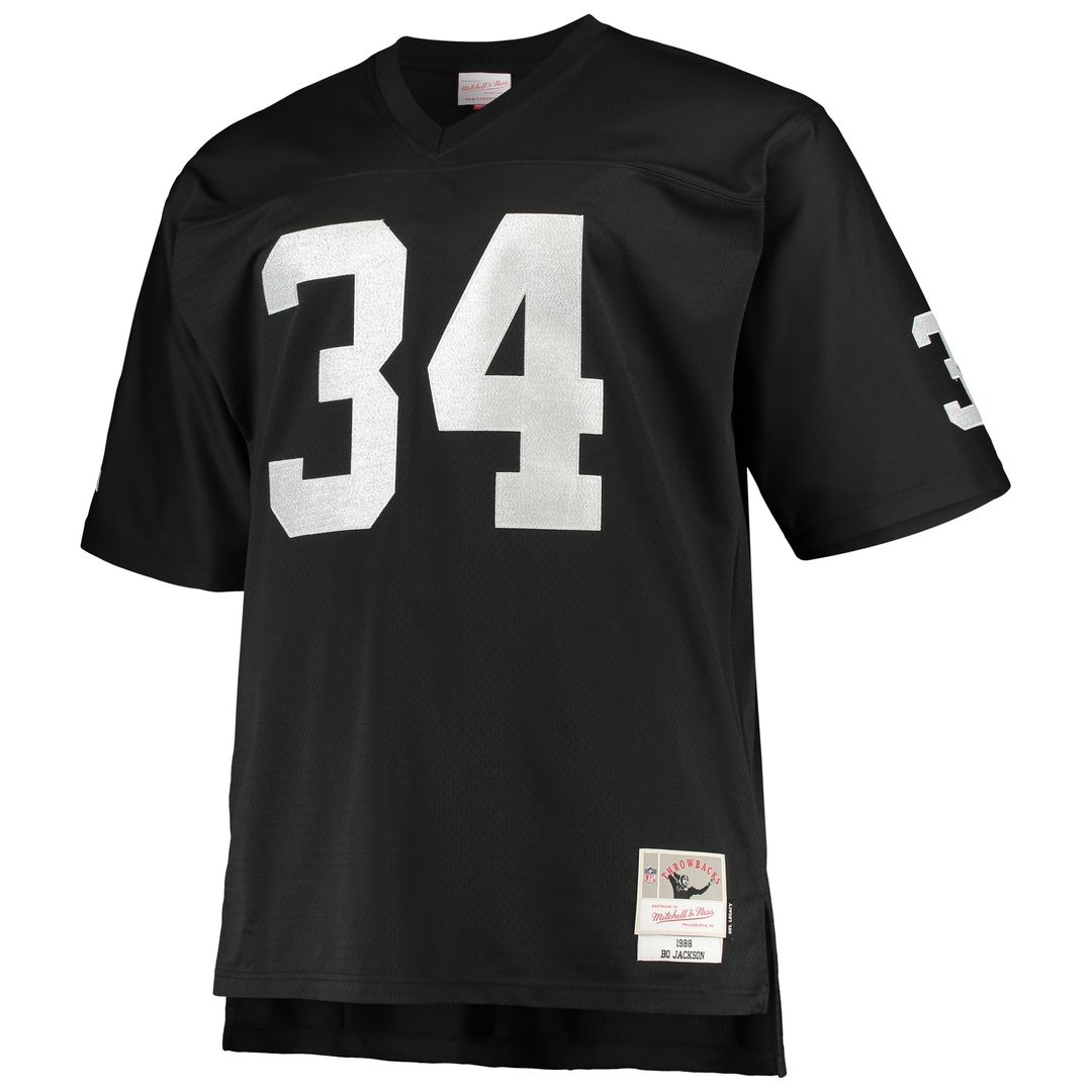 Bo Jackson Las Vegas Raiders Mitchell & Ness Big & Tall 1988 Retired Player Replica Jersey - White