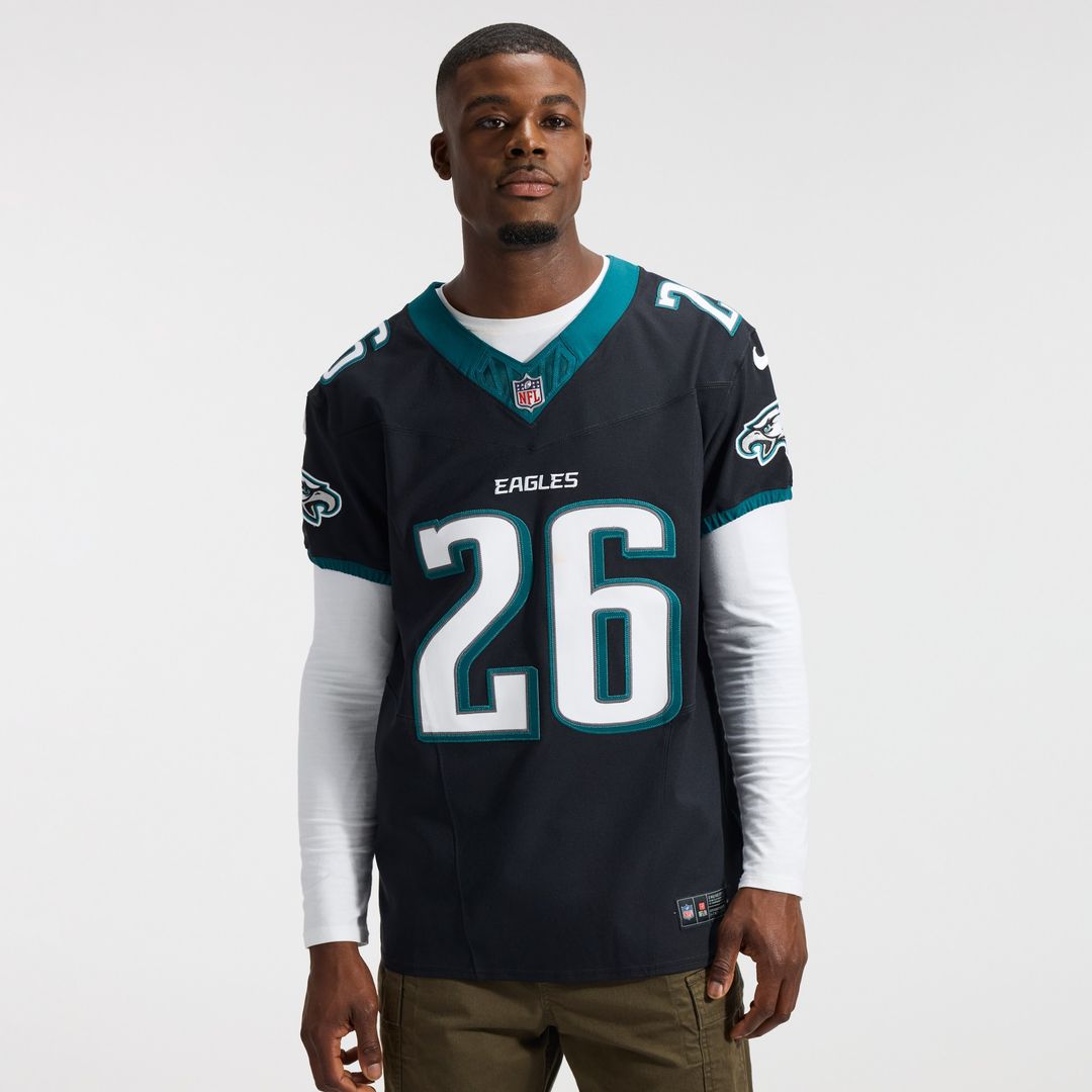 Saquon Barkley Philadelphia Eagles Nike Alternate  Vapor F.U.S.E. Elite Jersey - Black