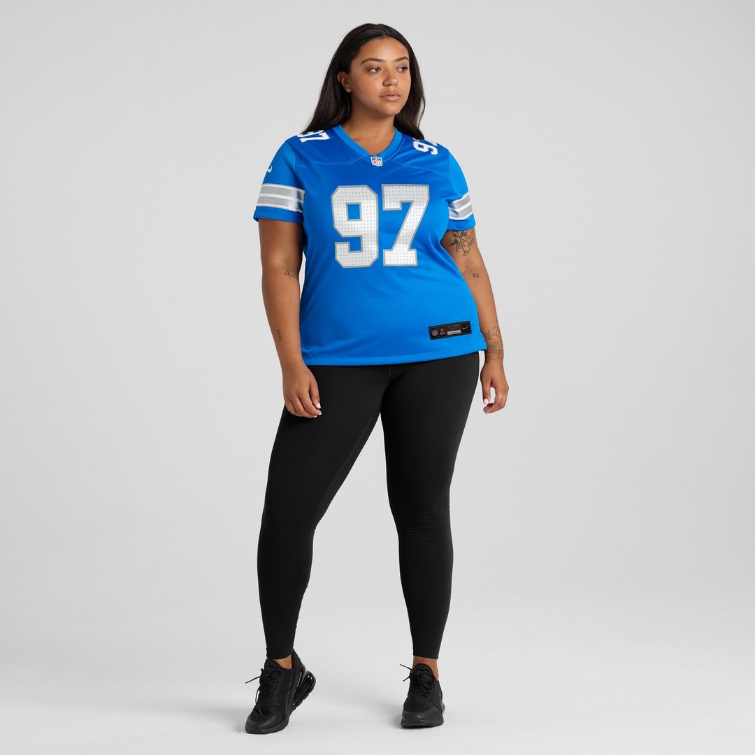 Aidan Hutchinson Detroit Lions Nike Women's Game Jersey - Blue
