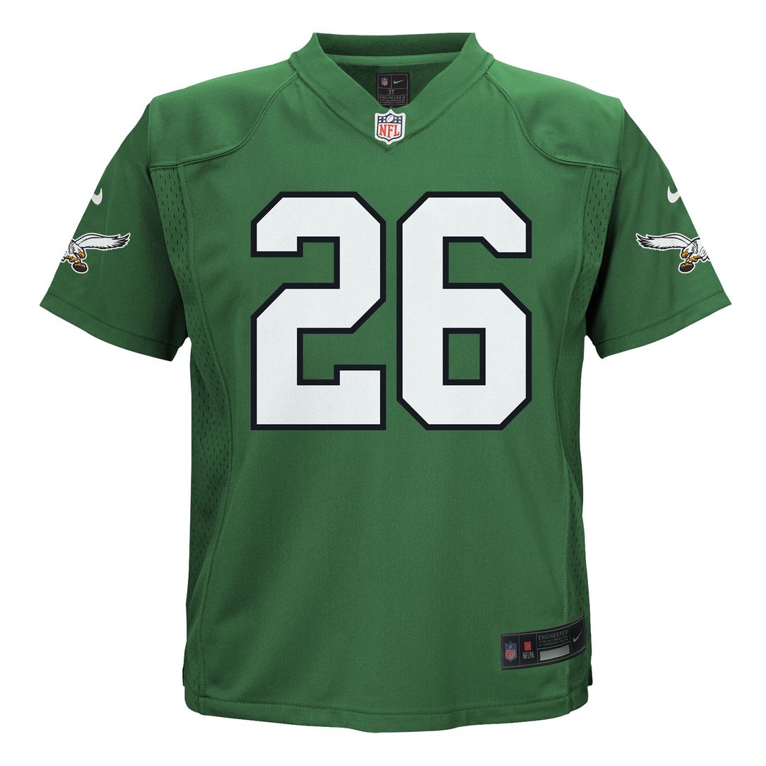 Saquon Barkley Philadelphia Eagles Nike Toddler Game Jersey - Midnight Green
