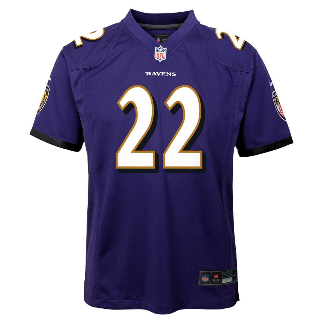 Derrick Henry Baltimore Ravens Nike Youth Game Jersey - Purple