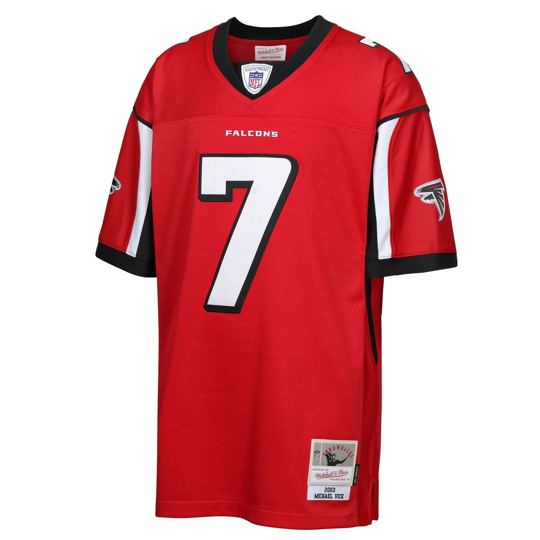 Michael Vick Atlanta Falcons Mitchell & Ness Youth 2003 Legacy Retired Player Jersey - Red