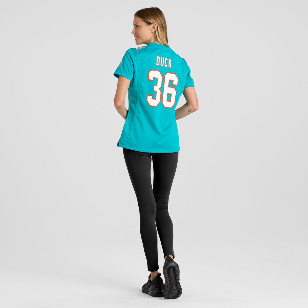 Storm Duck Miami Dolphins Nike Women's  Game Jersey -  Aqua