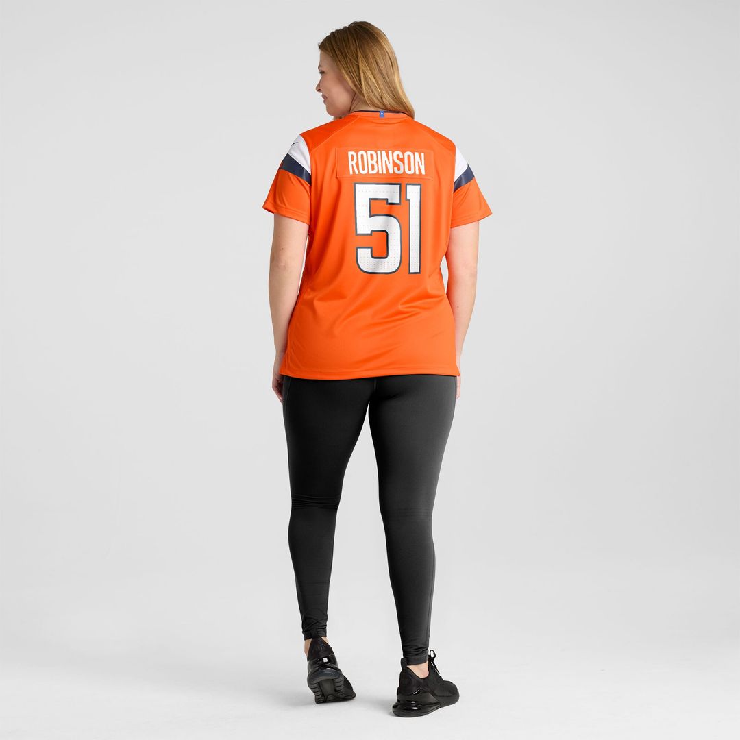 Que Robinson Denver Broncos Nike Women's Team Game Jersey -  Orange