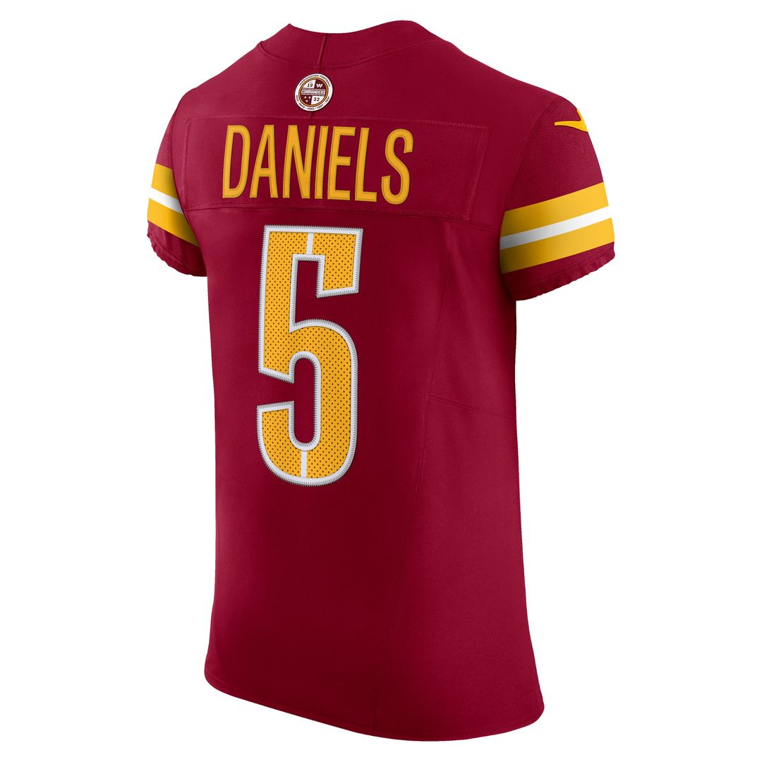 Jayden Daniels Washington Commanders Nike Alternate  Vapor F.U.S.E. Elite Jersey - Black