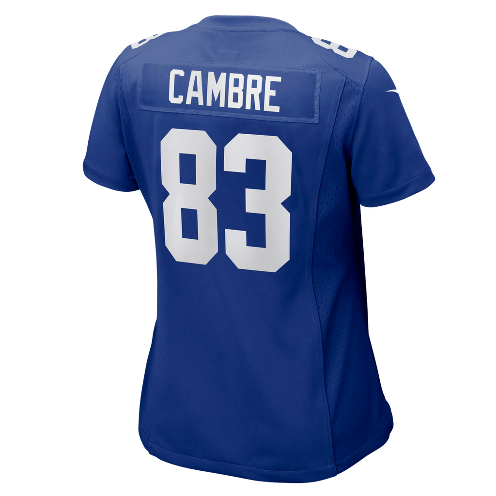 Dalen Cambre New York Giants Nike Women's Team Game Jersey -  Royal