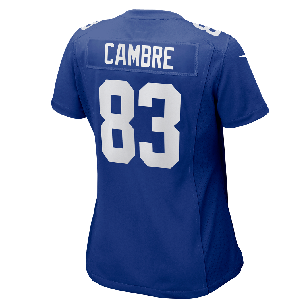 Dalen Cambre New York Giants Nike Women's Team Game Jersey -  Royal