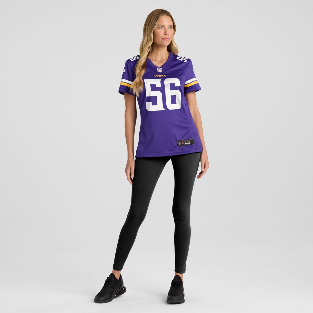 Chris Doleman Minnesota Vikings Nike Women's Game Retired Player Jersey - Purple