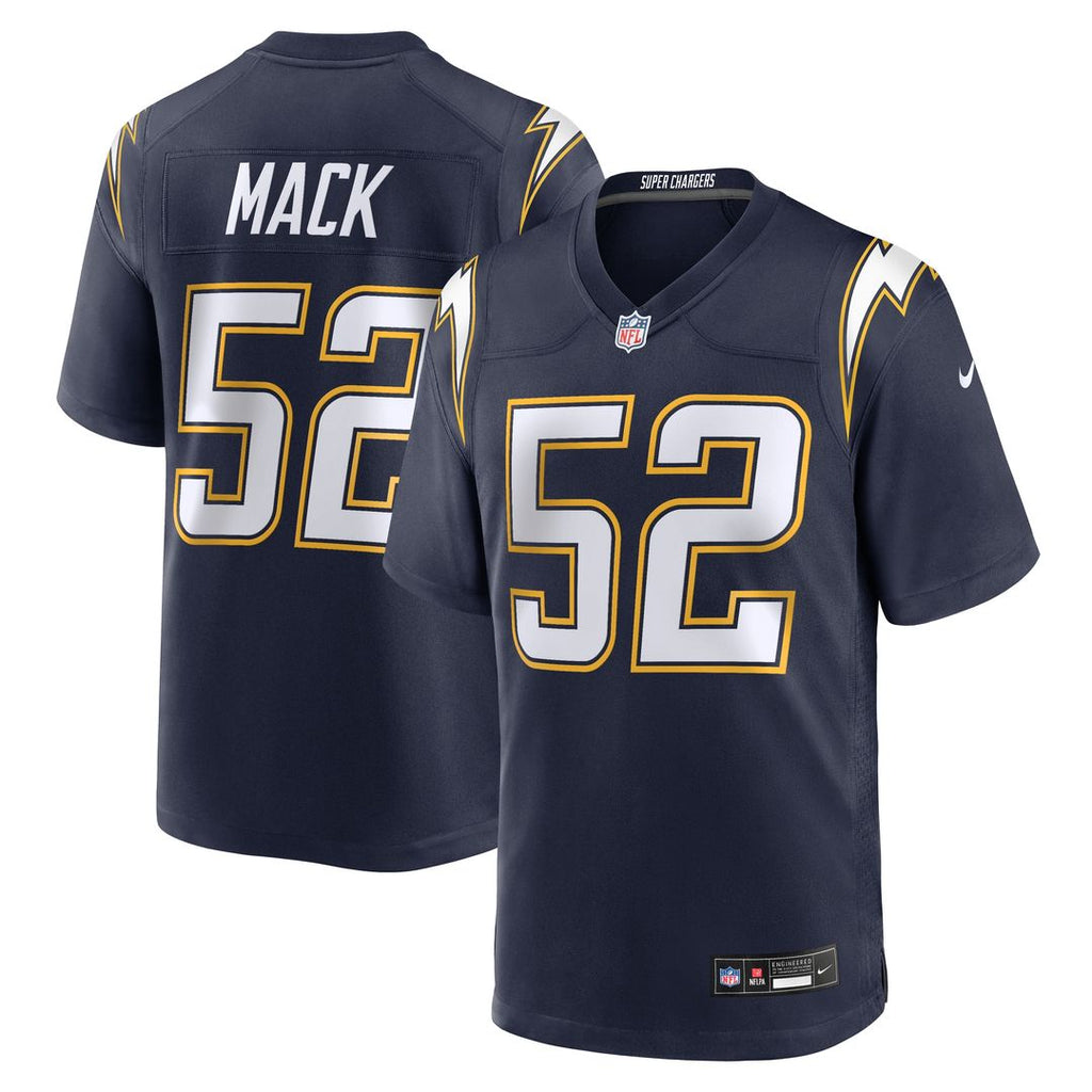 Khalil Mack Los Angeles Chargers Nike Alternate Super Chargers Game Player Jersey - Navy