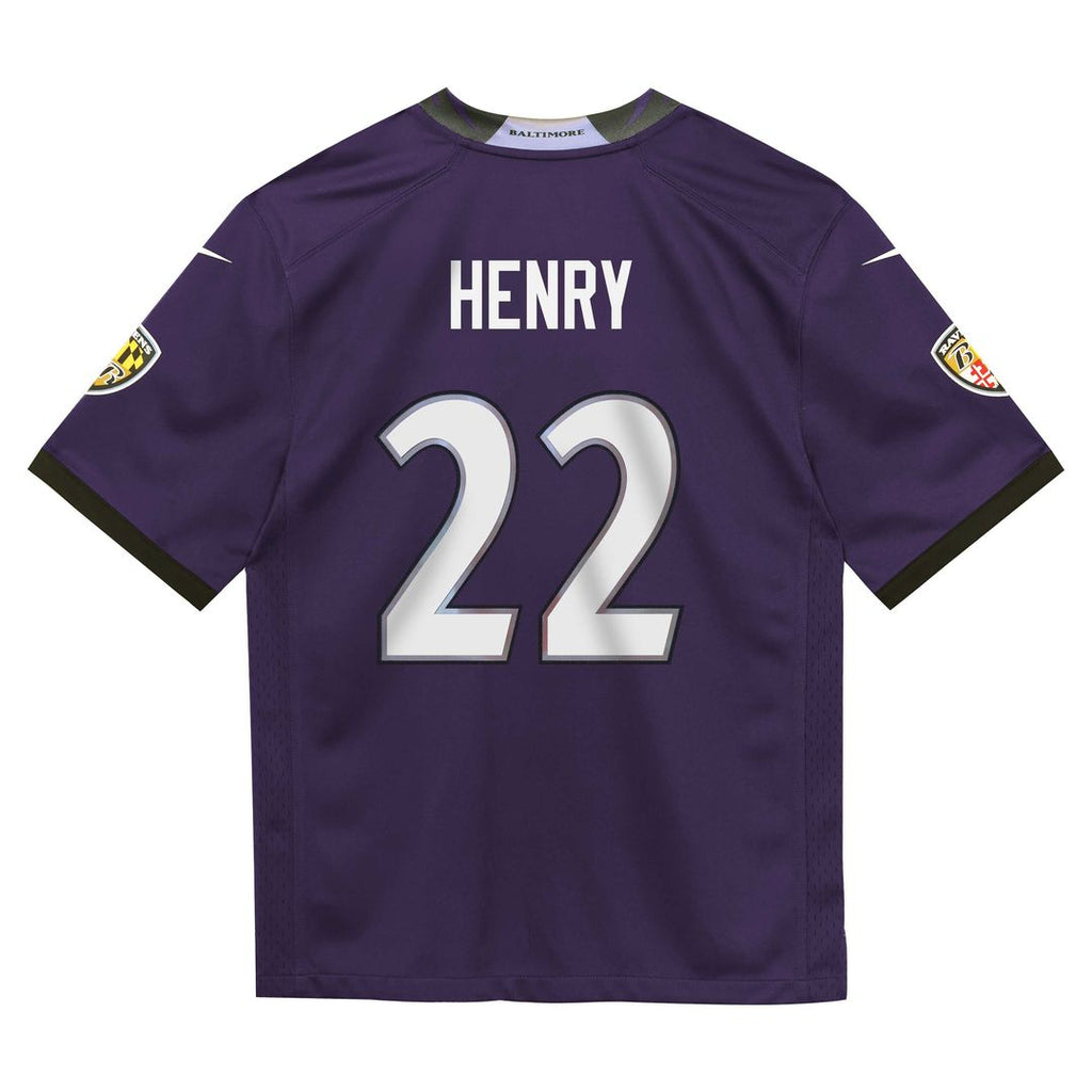 Derrick Henry Baltimore Ravens Nike Toddler Team Game Jersey - Purple
