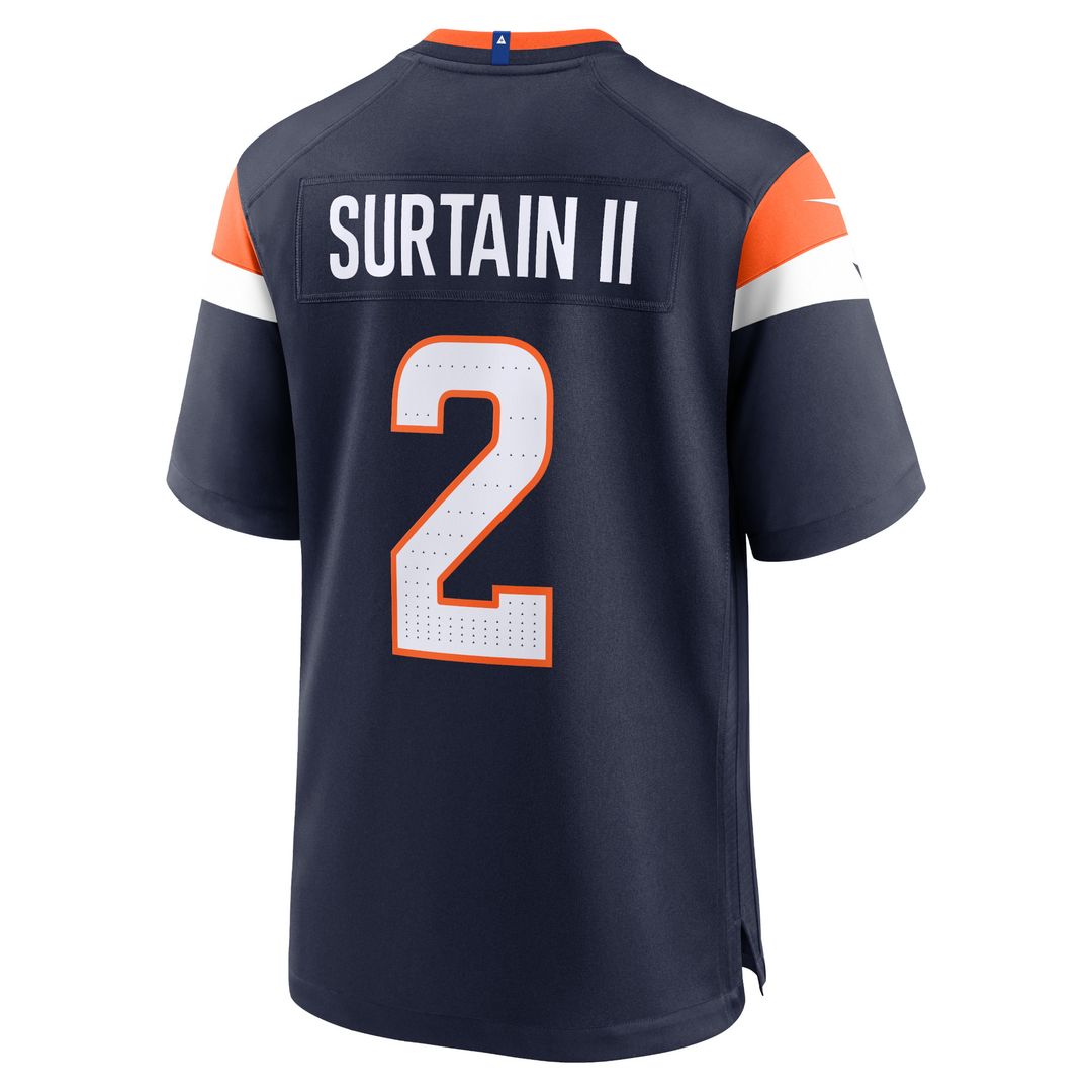 Patrick Surtain II Denver Broncos Nike Alternate Game Jersey - Navy