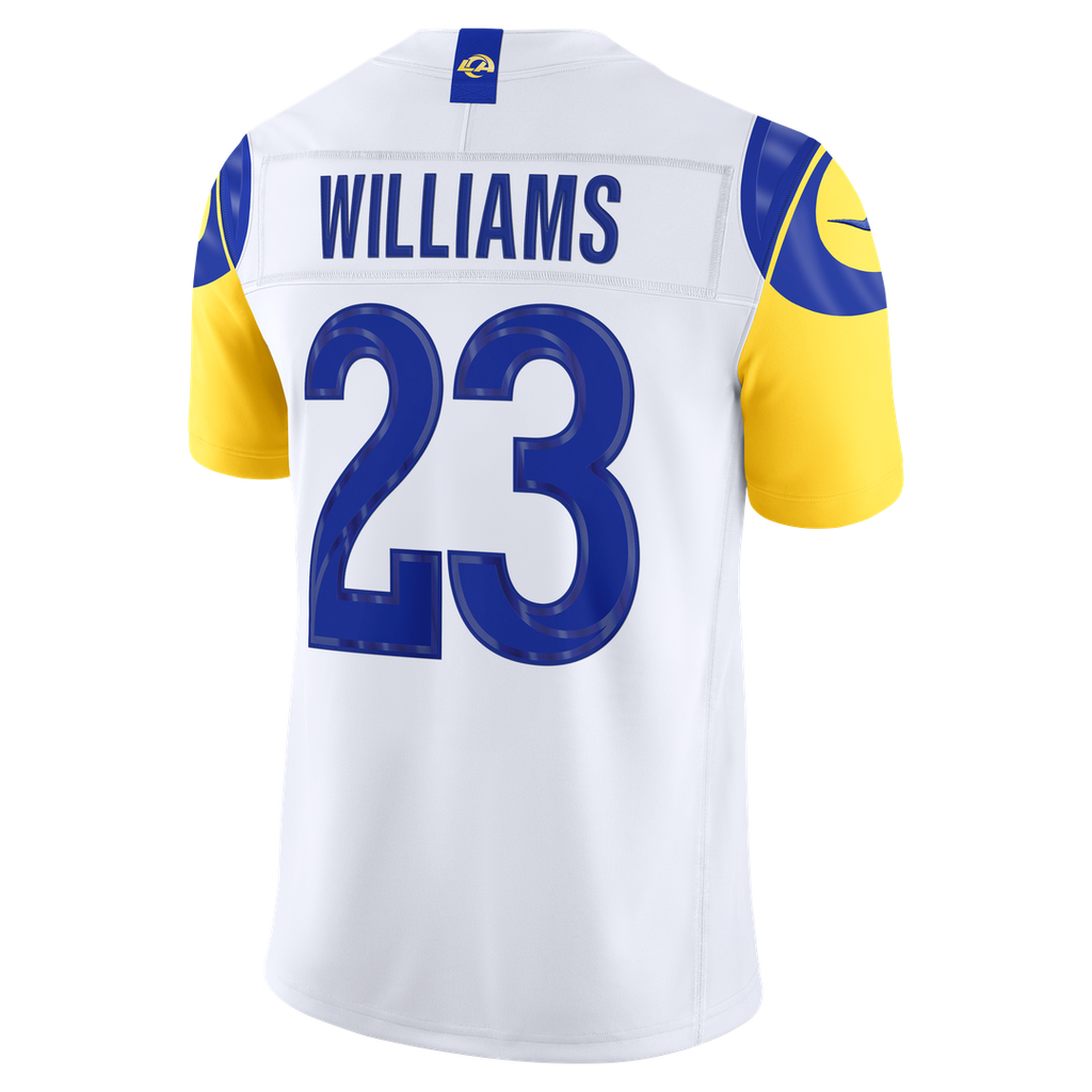 Kyren Williams Los Angeles Rams Nike Vapor F.U.S.E. Stitched Limited Jersey - White