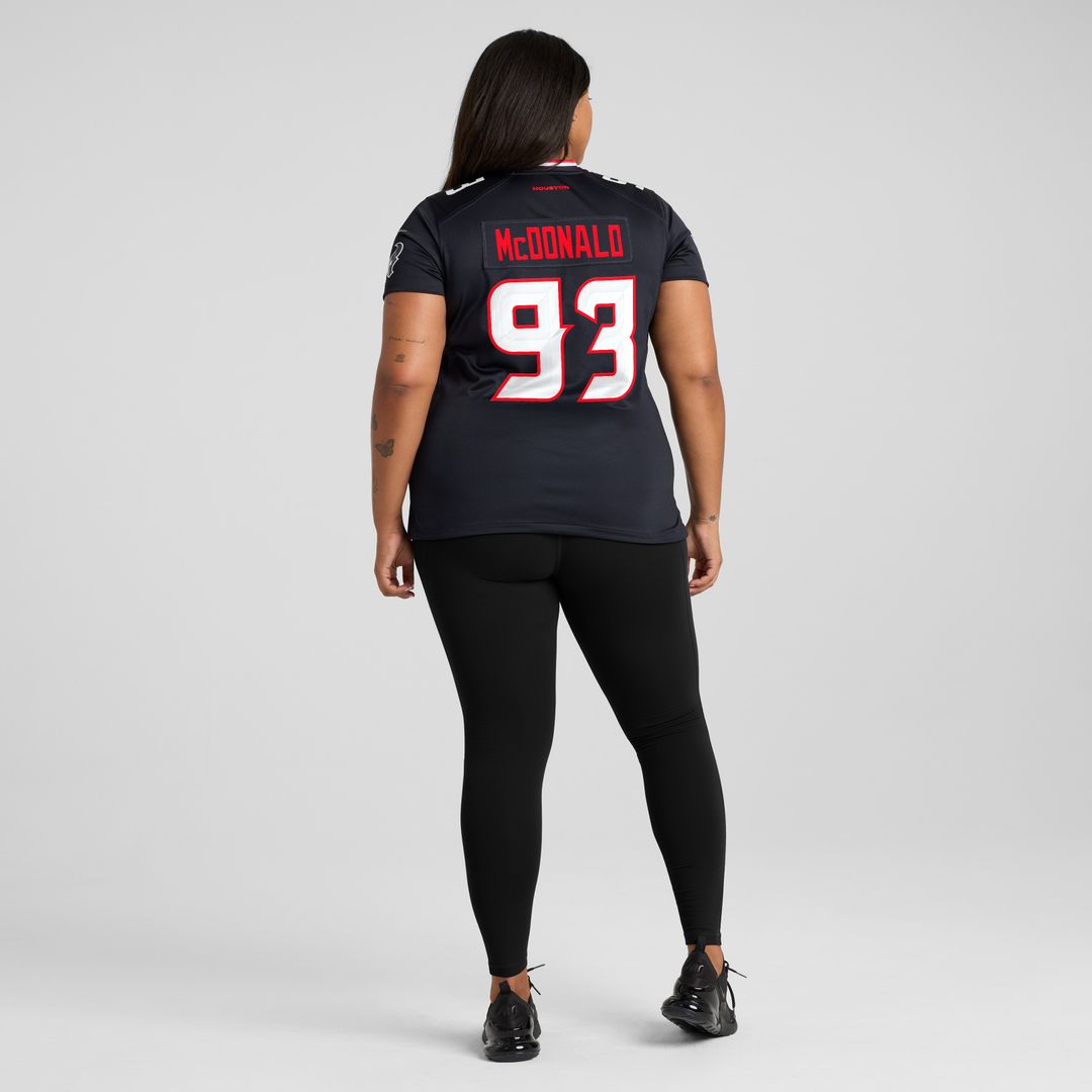 Kayden McDonald Houston Texans Nike Women's Team Game Jersey -  Navy