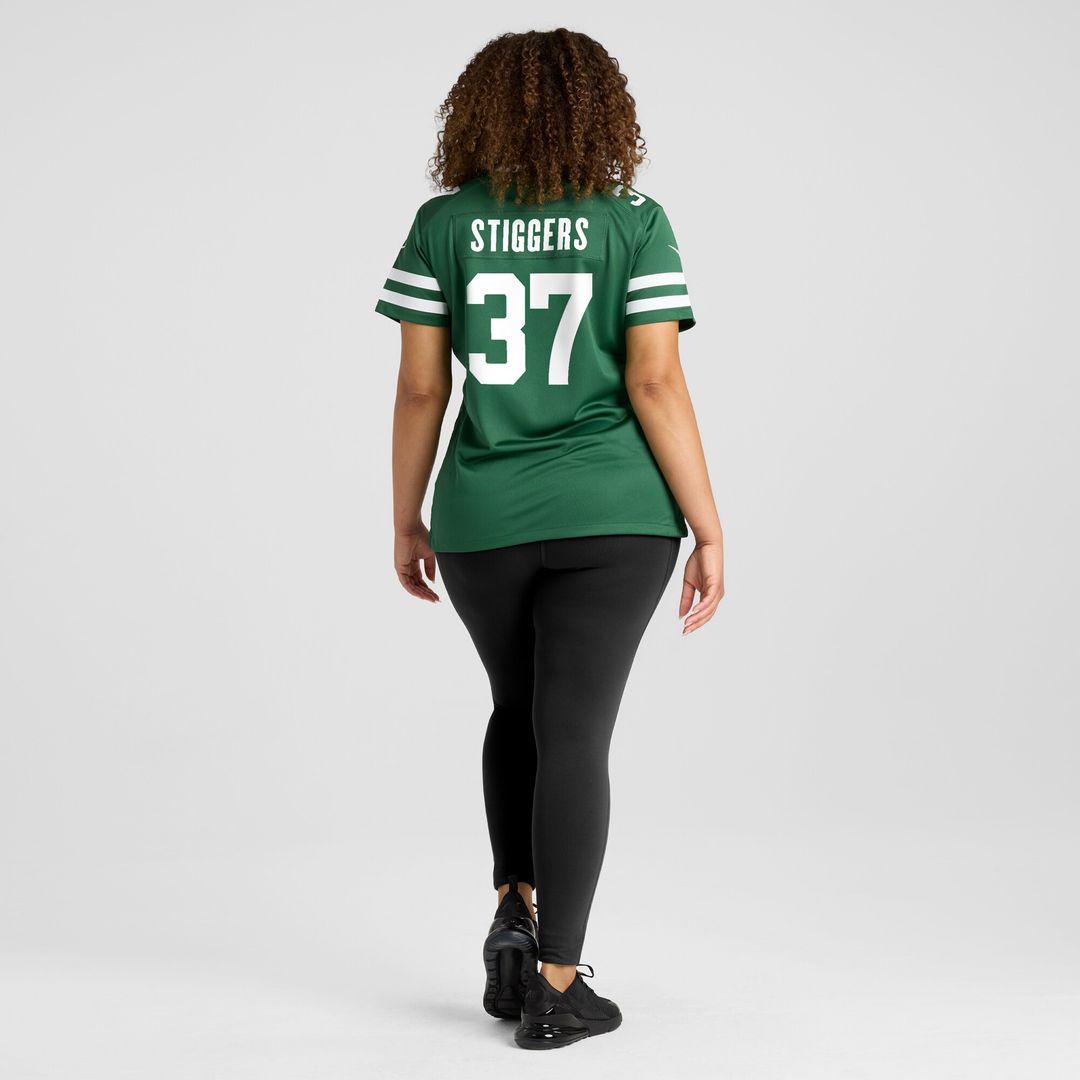Qwan'tez Stiggers New York Jets Nike Women's Game Jersey - Legacy Green