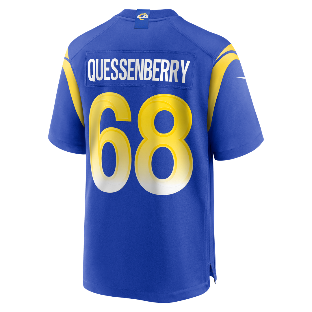 David Quessenberry Los Angeles Rams Nike Team Game Jersey -  Royal