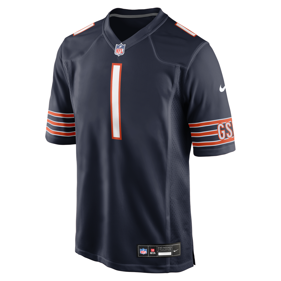 Number 1 Groom Chicago Bears Nike Game Jersey - Navy