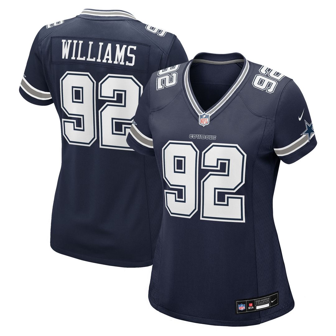 Quinnen Williams Dallas Cowboys Nike Women's Team Game Jersey - Navy