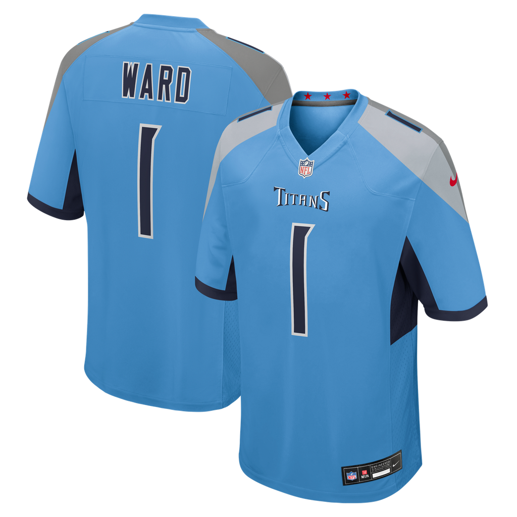 Cameron Ward Tennessee Titans Nike Team Game Jersey - Light Blue