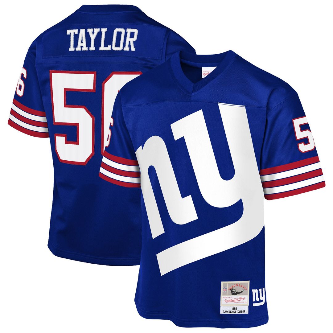Lawrence Taylor New York Giants Mitchell & Ness Youth 1986 Throwback Fashion Jersey - Royal
