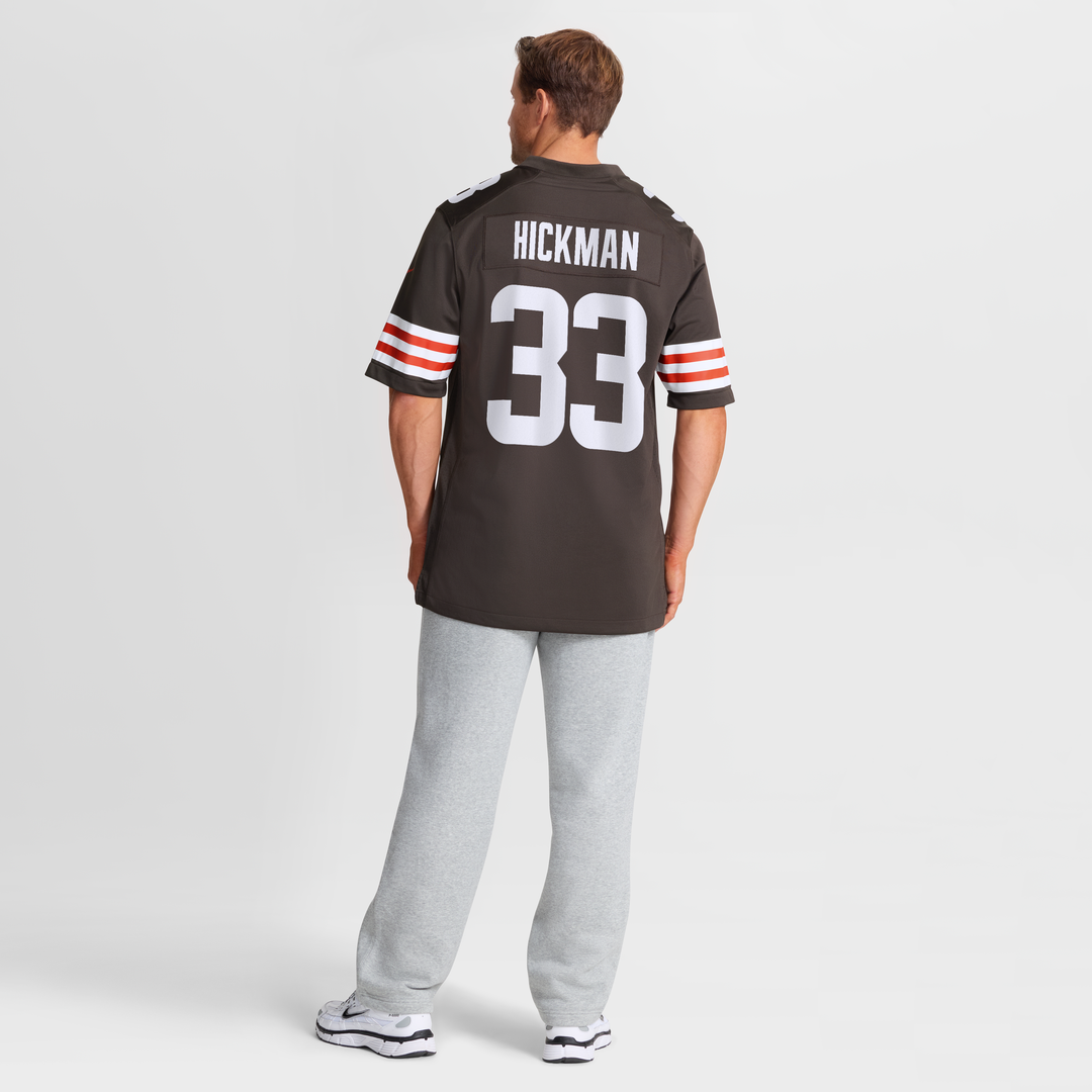 Ronnie Hickman Cleveland Browns Nike Team Game Jersey -  Brown